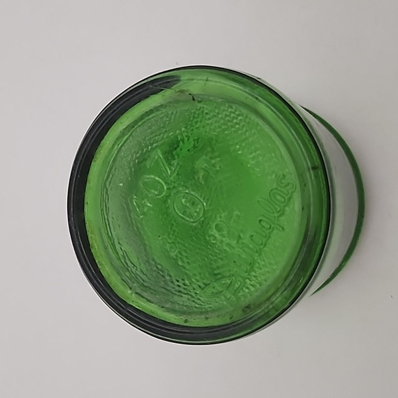 Vintage 4 oz Duraglass Green Jar 3" - Picture 7 of 9